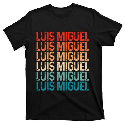 Luis Miguel Sol De Mexico Mexican Singer Retro T-Shirt