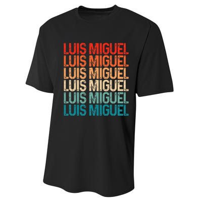 Luis Miguel Sol De Mexico Mexican Singer Retro Performance Sprint T-Shirt