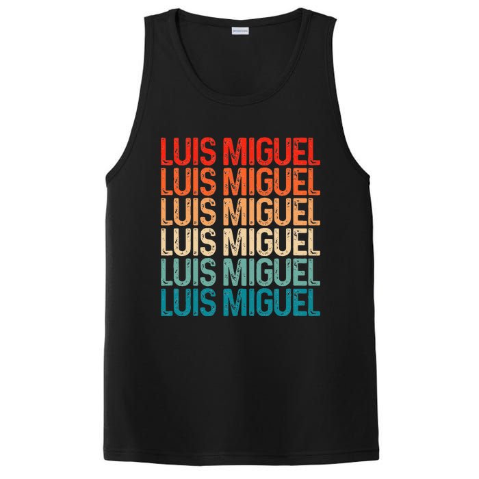 Luis Miguel Sol De Mexico Mexican Singer Retro PosiCharge Competitor Tank