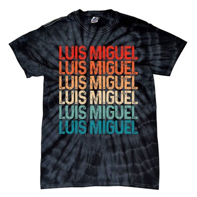 Luis Miguel Sol De Mexico Mexican Singer Retro Tie-Dye T-Shirt