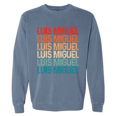 Luis Miguel Sol De Mexico Mexican Singer Retro Garment-Dyed Sweatshirt