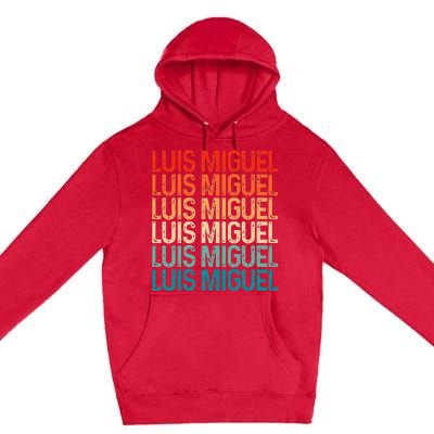 Luis Miguel Sol De Mexico Mexican Singer Retro Premium Pullover Hoodie