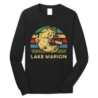 Lake Marion South Carolina Souvernir Gift Cool Catfish Long Sleeve Shirt