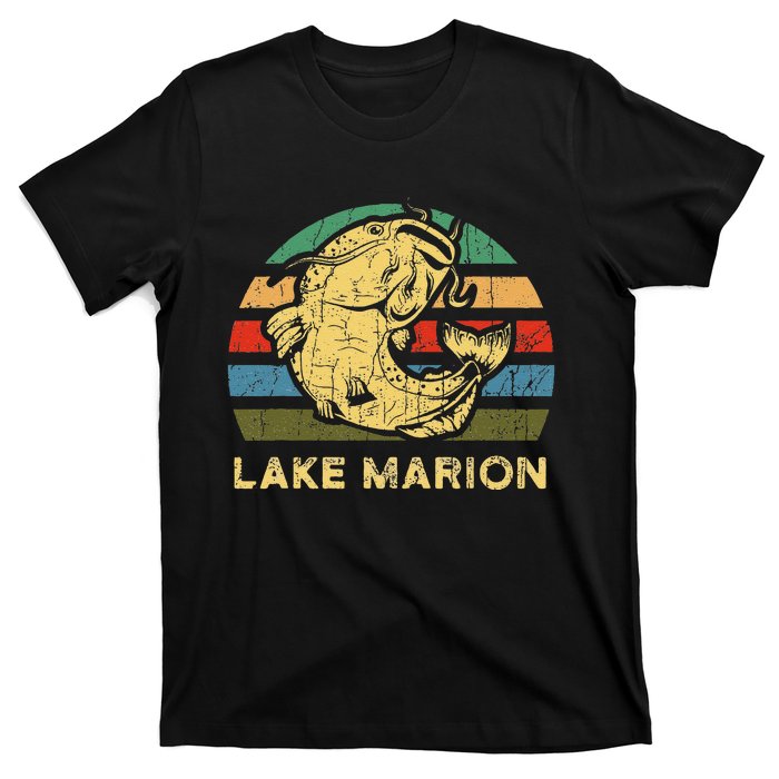 Lake Marion South Carolina Souvernir Gift Cool Catfish T-Shirt