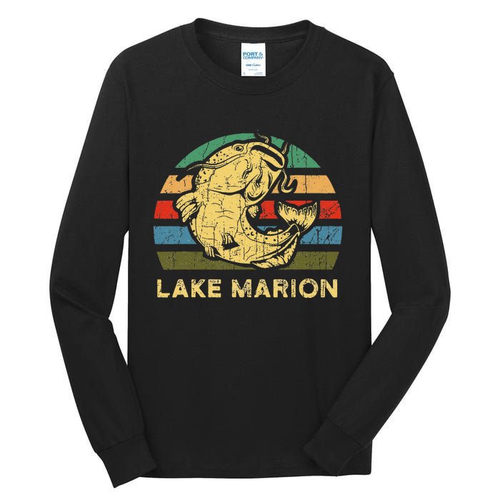 Lake Marion South Carolina Souvernir Gift Cool Catfish Tall Long Sleeve T-Shirt