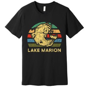 Lake Marion South Carolina Souvernir Gift Cool Catfish Premium T-Shirt