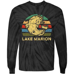 Lake Marion South Carolina Souvernir Gift Cool Catfish Tie-Dye Long Sleeve Shirt