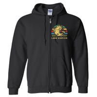 Lake Marion South Carolina Souvernir Gift Cool Catfish Full Zip Hoodie