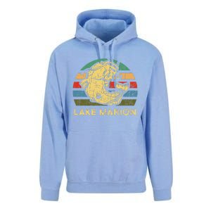 Lake Marion South Carolina Souvernir Gift Cool Catfish Unisex Surf Hoodie