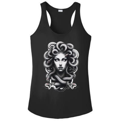 Lilith Medusa Serpent Cobra Snake Greek Mythology Ladies PosiCharge Competitor Racerback Tank