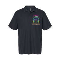 Love Music Stop Cancer Breast Cancer Awareness Mom Softstyle Adult Sport Polo