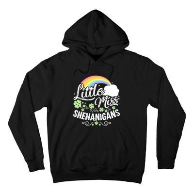 Little Miss Shenanigans St Patricks Day Tall Hoodie