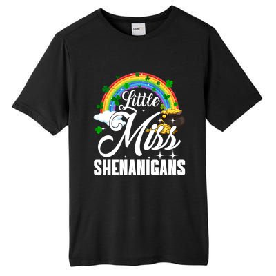 Little Miss Shenanigans Rainbow St Patricks Day Meaningful Gift Tall Fusion ChromaSoft Performance T-Shirt