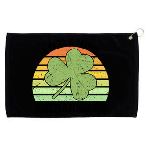 Little Miss Shenanigans Saint Patricks Shenanigans Cool Gift Grommeted Golf Towel