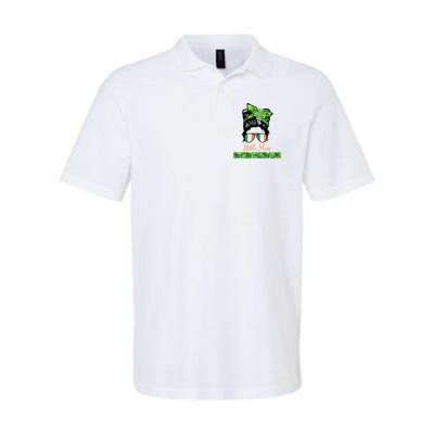 Little Miss Shenanigans Hair Bun St Patrick's Day Polo