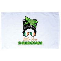 Little Miss Shenanigans Hair Bun St Patrick's Day Microfiber Hand Towel