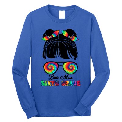 Little Miss Sixth Grade Back To School Gift 6Th Grade Gift Long Sleeve Shirt