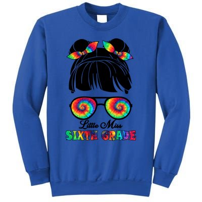 Little Miss Sixth Grade Back To School Gift 6Th Grade Gift Sweatshirt