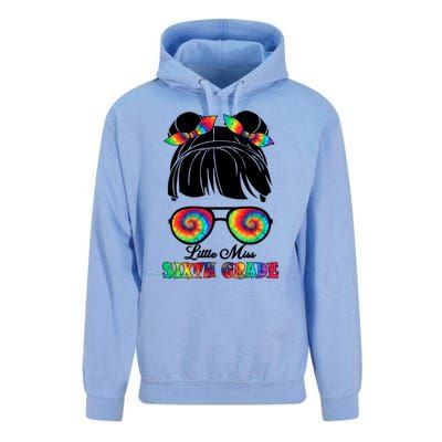 Little Miss Sixth Grade Back To School Gift 6Th Grade Gift Unisex Surf Hoodie