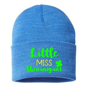 Little Miss Shenanigans St Patrick's Day Irish Gift Sustainable Knit Beanie