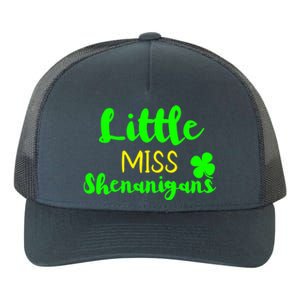 Little Miss Shenanigans St Patrick's Day Irish Gift Yupoong Adult 5-Panel Trucker Hat