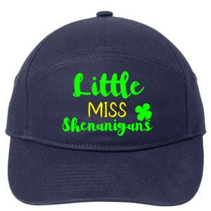 Little Miss Shenanigans St Patrick's Day Irish Gift 7-Panel Snapback Hat