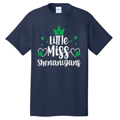 Little Miss Shenanigans St Patricks Day Tall T-Shirt