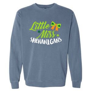 Little Miss Shenanigans Gift Garment-Dyed Sweatshirt