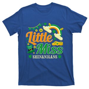 Little Miss Shenanigans And St Patricks Day Gift T-Shirt