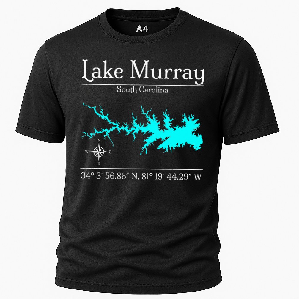 Lake Murray South Carolina Cooling Performance Crew T-Shirt