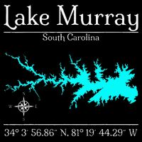 Lake Murray South Carolina 7-Panel Snapback Hat