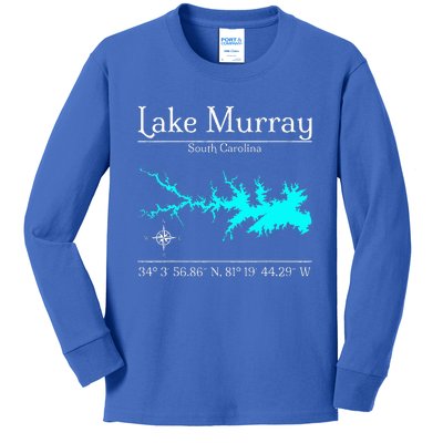 Lake Murray South Carolina Kids Long Sleeve Shirt