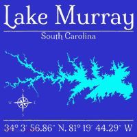 Lake Murray South Carolina Kids Tie-Dye T-Shirt