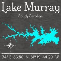 Lake Murray South Carolina Vector Backpack