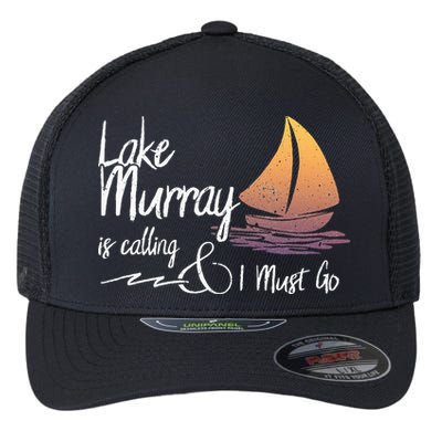 Lake Murray South Carolina Lake Is Calling Flexfit Unipanel Trucker Cap