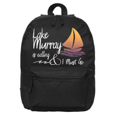 Lake Murray South Carolina Lake Is Calling 16 in Basic Backpack