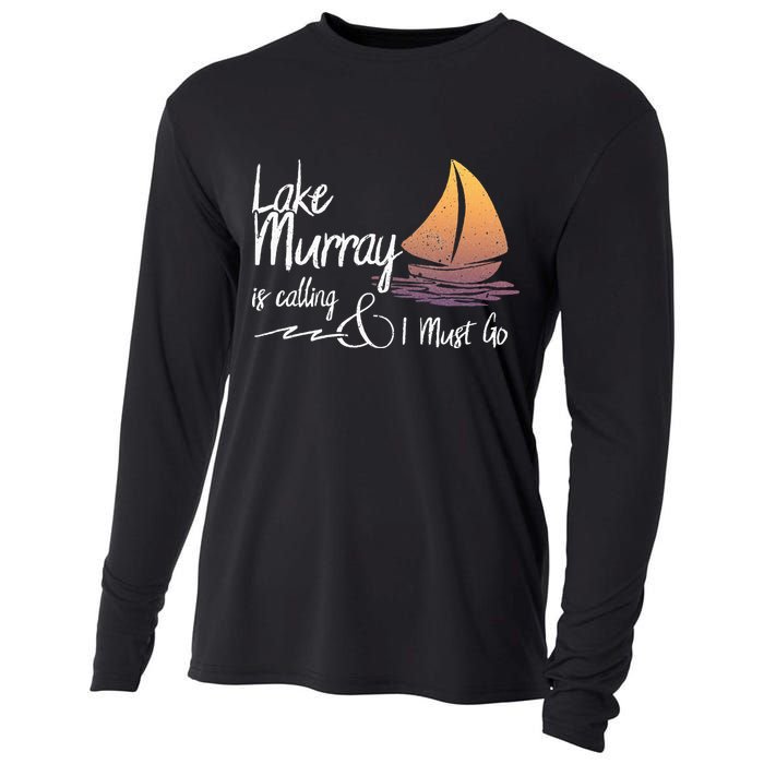 Lake Murray South Carolina Lake Is Calling Cooling Performance Long Sleeve Crew