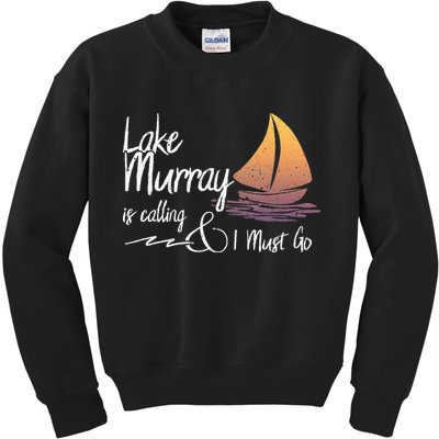 Lake Murray South Carolina Lake Is Calling Kids Sweatshirt