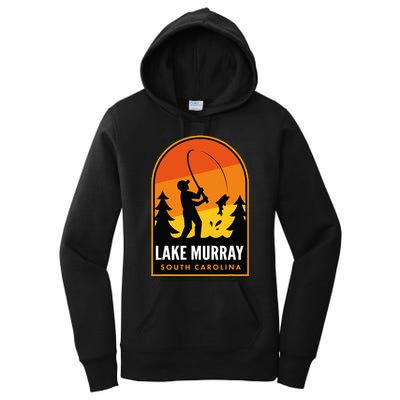 Lake Murray South Carolina Fishing Women's Pullover Hoodie