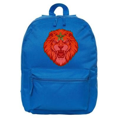 Lion Moroccan Soccer Supporter Morocco Flag Soccer Lover Gift 16 in Basic Backpack