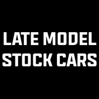 Late Model Stock Cars Cropped Pullover Crew