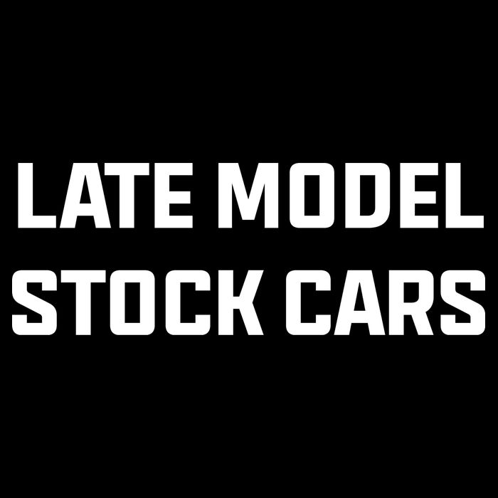 Late Model Stock Cars Cropped Pullover Crew