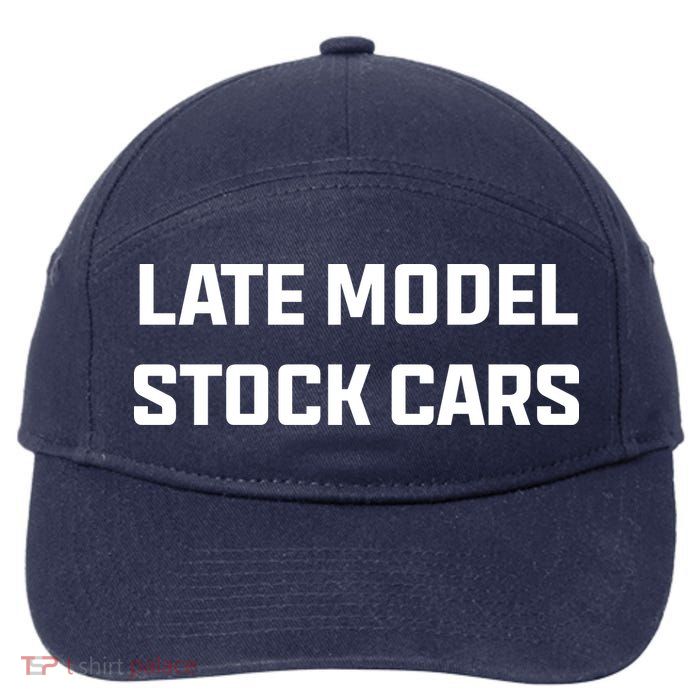 Late Model Stock Cars 7-Panel Snapback Hat