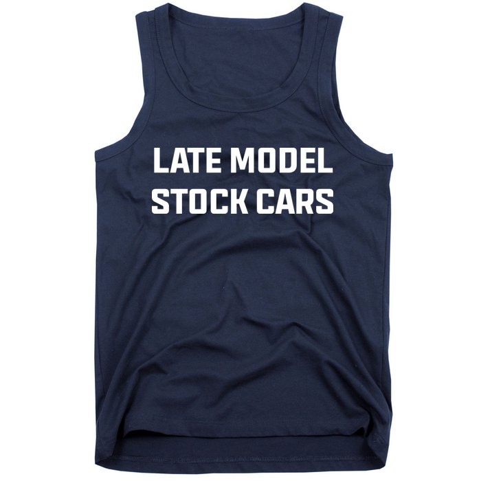 Late Model Stock Cars Tank Top
