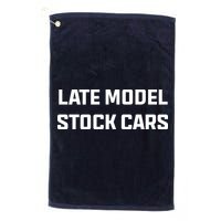 Late Model Stock Cars Golf Towel