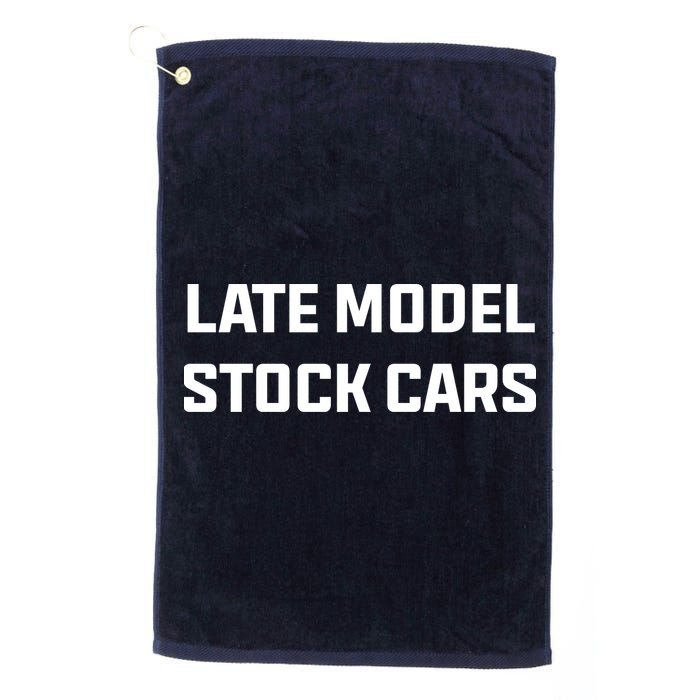 Late Model Stock Cars Golf Towel