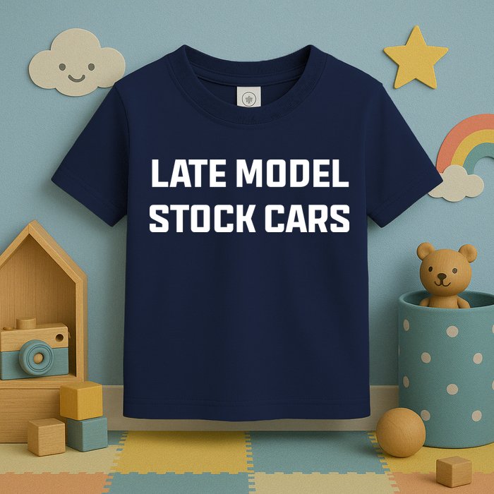 Late Model Stock Cars Toddler T-Shirt