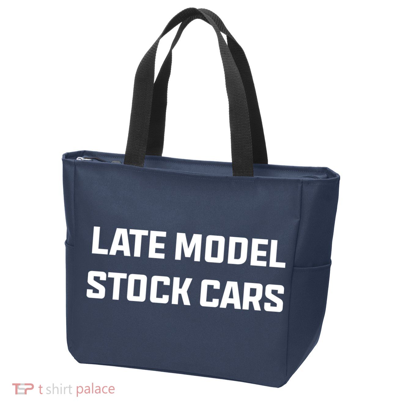 Late Model Stock Cars Zip Tote Bag