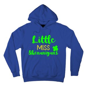 Little Miss Shenanigans St Patrick's Day Irish Gift Hoodie