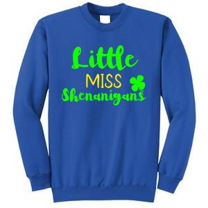 Little Miss Shenanigans St Patrick's Day Irish Gift Sweatshirt